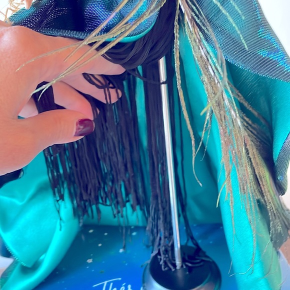 Kurt Adler Peacock Lady Doll Ornament NEW - Picture 7 of 10